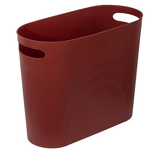 rejomiik Small Bathroom Trash Can, 3.5 Gallon Slim Garbage Can, Office and by rejomiik