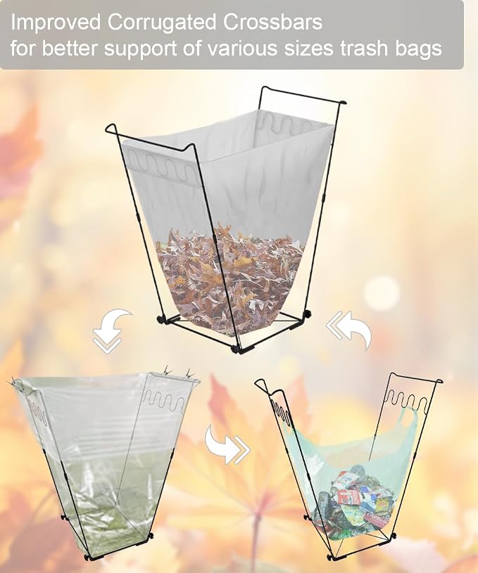Artigarden Outdoor Garden Trash Bag Holder Frame - Image 2