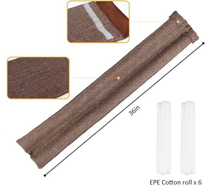36 Inch Under Door Stopper, Door Noise Blocker | Double Sided Door Stopper - Image 2