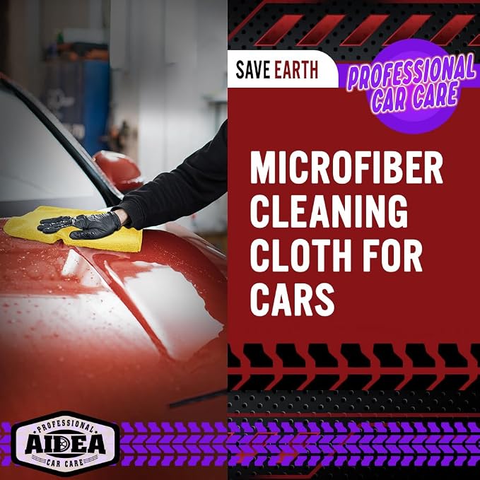 AIDEA Microfiber Cleaning Cloth-20PK, Microfiber Towels - Image 4