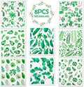 Lucomb 8 Pack Swedish Dish Cloths Washable, Reusable Cleaning Kitchen Paper by Lucomb