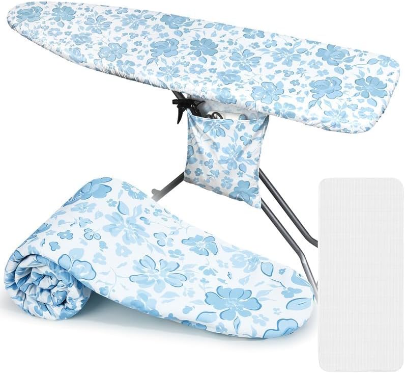 FIOBEE Ironing Board Cover and Pad Extra Thick Iron Board Pad by FIOBEE