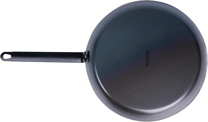Restaurantware-Met Lux 13 Inch Fry Pans, 6 Lightweight Frying Pans - Induction-Ready, Triple-Riveted, Black Carbon Steel Cooking Skillets, Durable, For Searing, Sauteing, And Browning Food