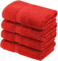 SUPERIOR Egyptian Cotton Plush & Absorbent, Hand Towel Set of 4, Soft Luxury by SUPERIOR