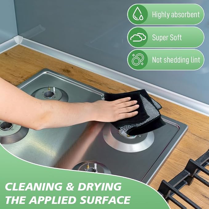 SINLAND Dish Cloth for Washing Dishes Kitchen Washcloth Cleaning Cloth - Image 4