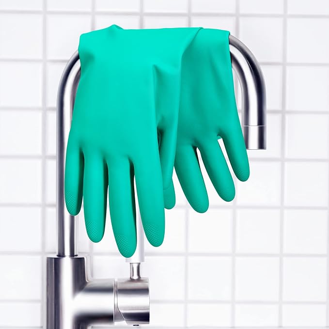 ThxToms Chemical Resistant Nitrile Gloves, Latex Rubber Free, 1 Pair, L | 15mil - Image 3