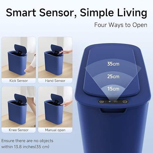 TIPGO 5 Gallon Automatic Bathroom Trash Can - Image 4
