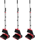 NACENA Broom and Dustpan Set, 52-in Long Adjustable Handle Broom Dustpan Combo by nacena