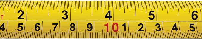 Performance Tool 20233 6 ft. Clear Mini Tape Measure, SAE and Metric - Image 6