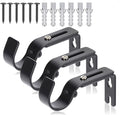 Premium Curtain Rod Brackets for Wall by Unknown