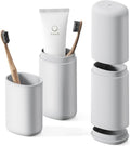 BALUCA Travel Toothbrush Case, Portable Tooth Brush Holder and Toothpaste Cover by Baluca