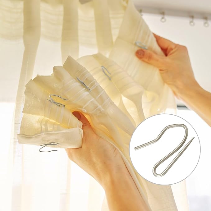 Hotop 30 Pcs Metal Drapery Curtain Rings - Image 5