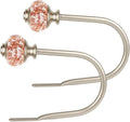 USFOOK Rose Gold Curtain Holdbacks, Decorative Drapery Tiebacks, 1 Pair | by USFOOK