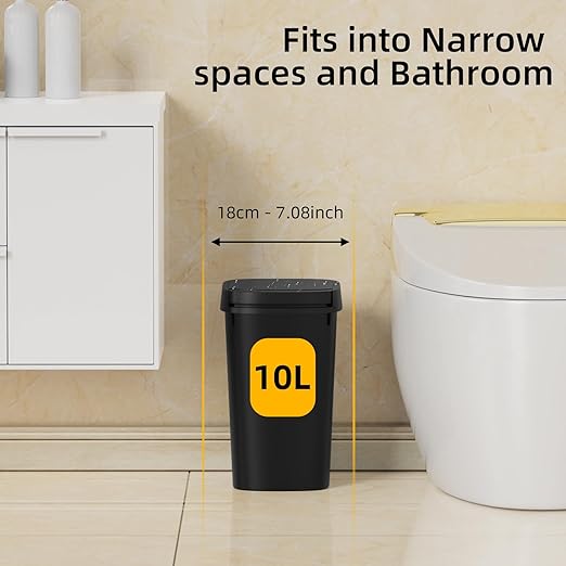KSSKSS 3 Pack Bathroom Small Trash Can - Image 3