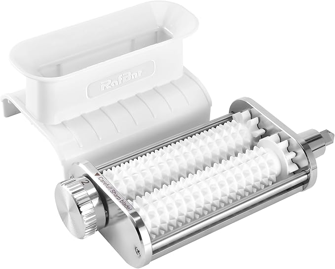 Meat Tenderizer Attachment for KitchenAid Stand Mixer, Adjustable Meat Tenderizer Machine for Beef Pork Steak, Tenderizer Tool with 3 Thickness Settings, Dishwasher Safe