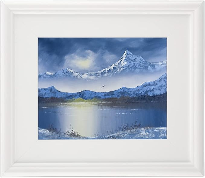 Creative Mark Plein Air Style Frame, White, 12x16-2.75" Wide Moulding with 1/2" Rabbet Depth, Open Back W/O Glazing, Museum Quality, For Art Panels, Stretched Canvas, Pictures & More