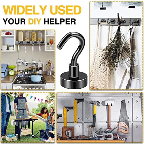 DIYMAG Magnetic Hooks, Strong Magents 28 Pack 30lbs - Image 6