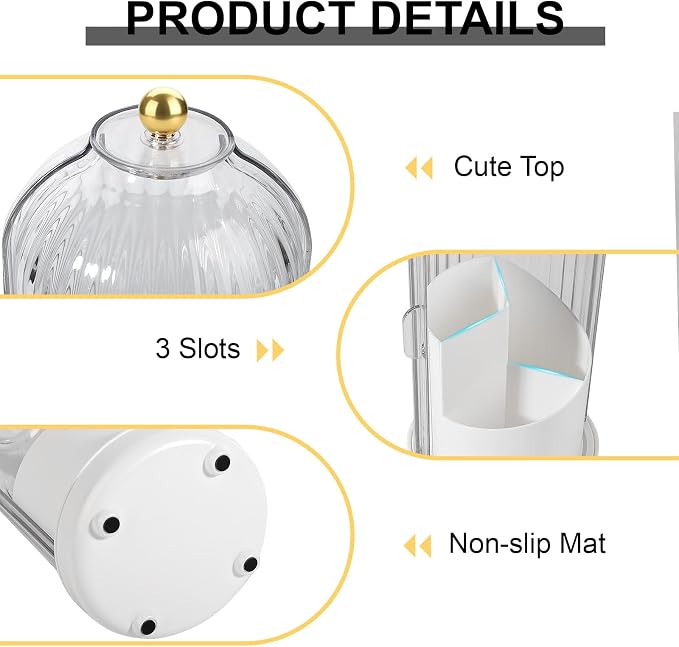 Toothbrush Holders with Cover Toothpaste Organizer - Image 5