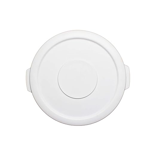 Thunder Group PLTC020WL Trash Can Lid Round Secure Snap-on