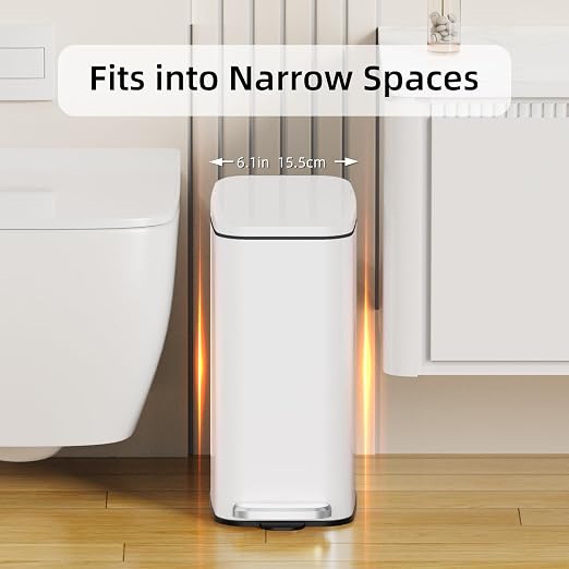 KSSKSS Small Bathroom Trash Can - Image 2