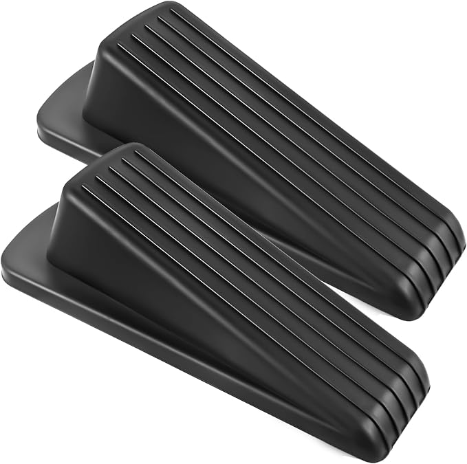 JZWBLILY Door Stoppers for Bottom of Door on Floor, Premium Rubber Door Stopper by JZWBLILY