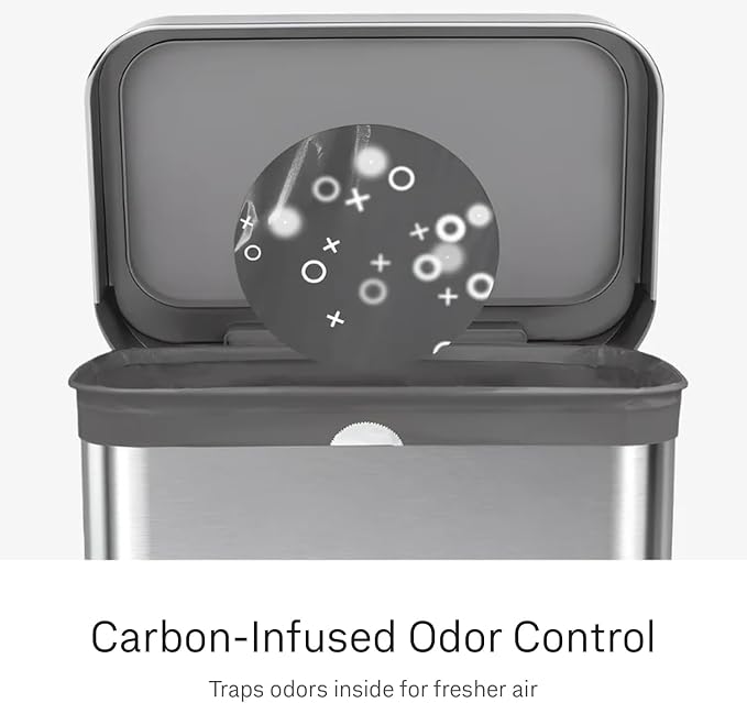 simplehuman Code H 200 Count Odorsorb® Custom Fit Liners, Drawstring Odor - Image 2