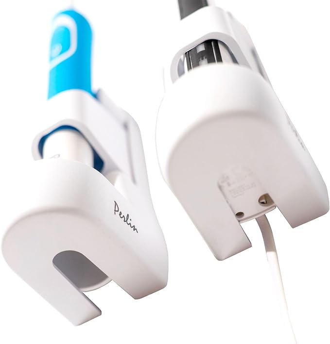 Perlin Electric Toothbrush Holder Wall Mount No Drilling Self Adhesive - Image 8