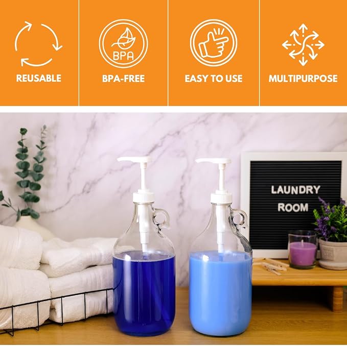 Half-Gallon Laundry Detergent Dispenser Glass - Image 5