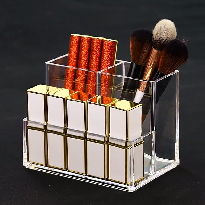 Acrylic Makeup Organizer Cosmetic Storage Makeup Display Case Makeup Brush - Image 5