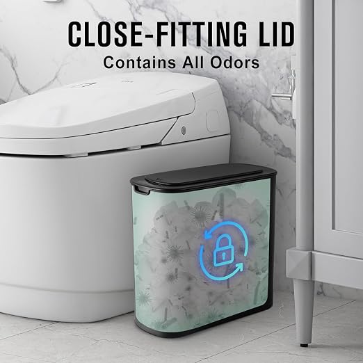 Cesun Automatic Small Bathroom Trash Can - Image 4