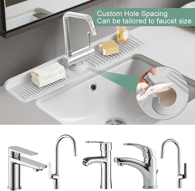 24 Inch Upgraded Draining Mat Folding faucet Mat - Image 8