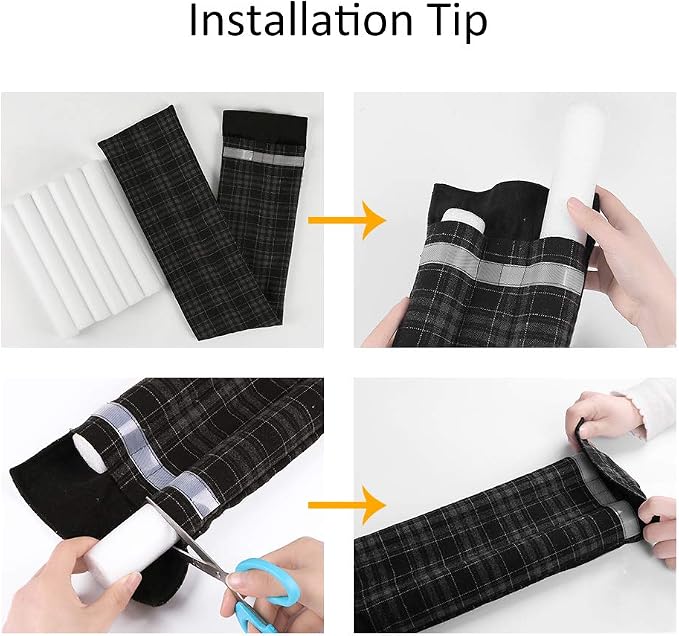 36 Inch Under Door Stopper, Door Noise Blocker | Double Sided Door Stopper - Image 4