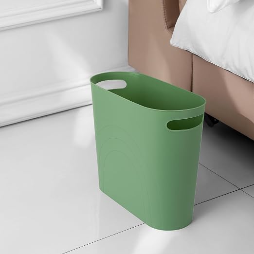 rejomiik Small Bathroom Trash Can, 3.5 Gallon Slim Garbage Can, Office and - Image 5