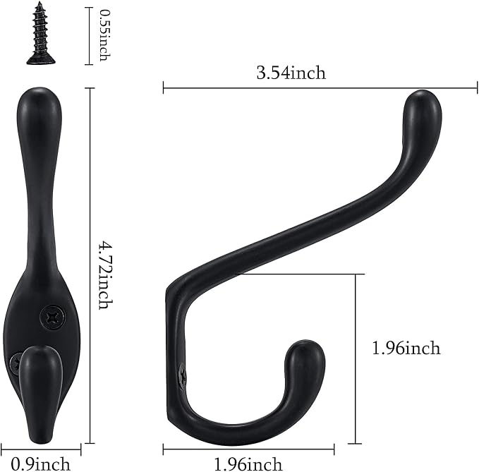 Coat Hooks 5 Pack - Image 2
