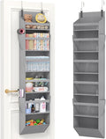 Lifewit 1 Pack Over the Door Organizer, 6 Section Clear Window Hanging Storage by Lifewit