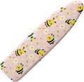 Bee Daisy Print Ironing Board Cover 15x49 Ironing Board Cover, Resist Scorching by PJHEQOXE