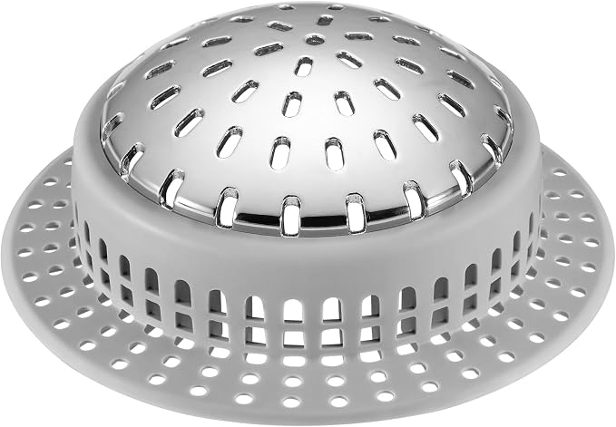 Aluvor Bathtub Drain Hair Catcher Shower Drain Cover Sink Drain Protector | by SayGoodbyetoHairClogging