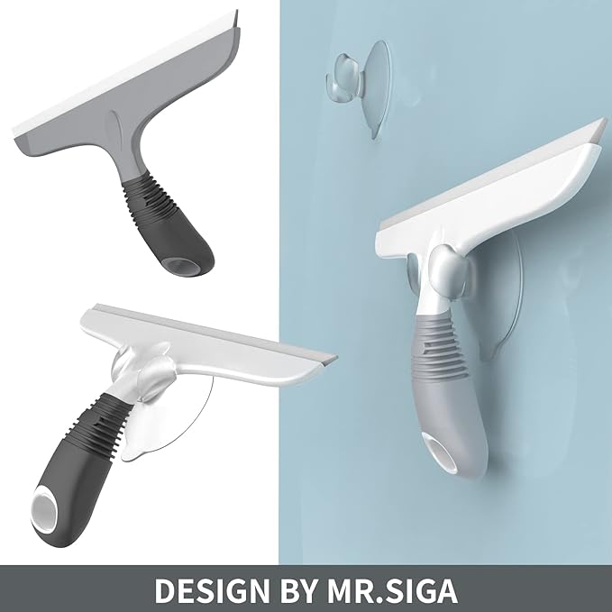 MR.SIGA Silicone Squeegee for Shower Doors, 10 inch, 4 Pack - Image 3