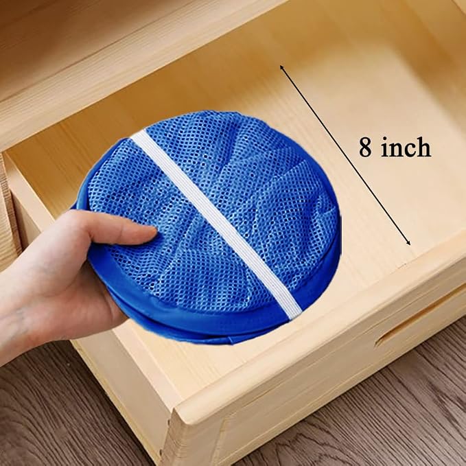 Mesh Laundry Hamper, Pop Up Laundry Basket, Collapsible Clothes Storage Bin - Image 6