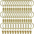 LLPJS 40 Pack Curtain Rings by LLPJSCurtainRingsClipHooks