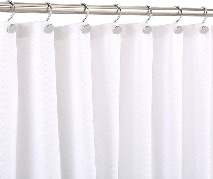 CHICTIE Chrome Shower Curtain Hooks, Rustproof Shower Curtain Rings - Image 2