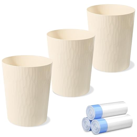 UUJOLY Small Bathroom Trash Can by UUJOLY