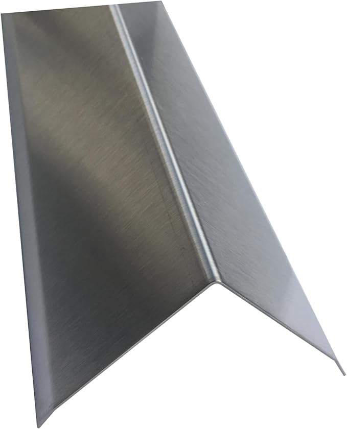 Brushed 304 Stainless Steel Corner Guards, 48" Wall Protectors, 20ga & 16ga, Available in 1/2" to 4", Multi-Pack Options (1, 2, 5, or 10) (2, 2 1/2 x 2 1/2, 20ga, with Hug Edges)