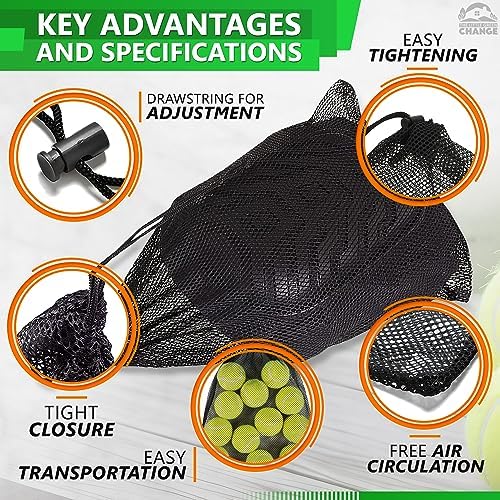 12 Pcs Mesh Laundry Bags Drawstring, 12.6x15.5 In - Image 4