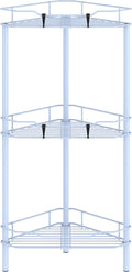 HuggieGems Metal Floor Standing Corner Shower Caddy, 3 Tier by HuggieGems