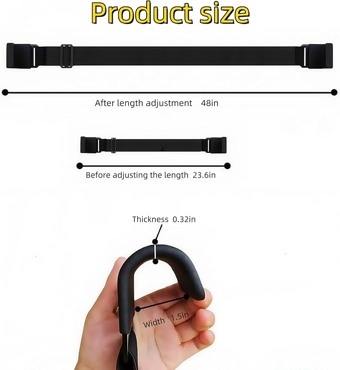 Trash Can Lock, Trash Can Locks for Animals,Trash Can Lid Lock Outdoor Garbage Can Locks Keep Black Bears, Dogs,Raccoons, and Squirrels Out of Your Trash (Black, 1 Pcs)