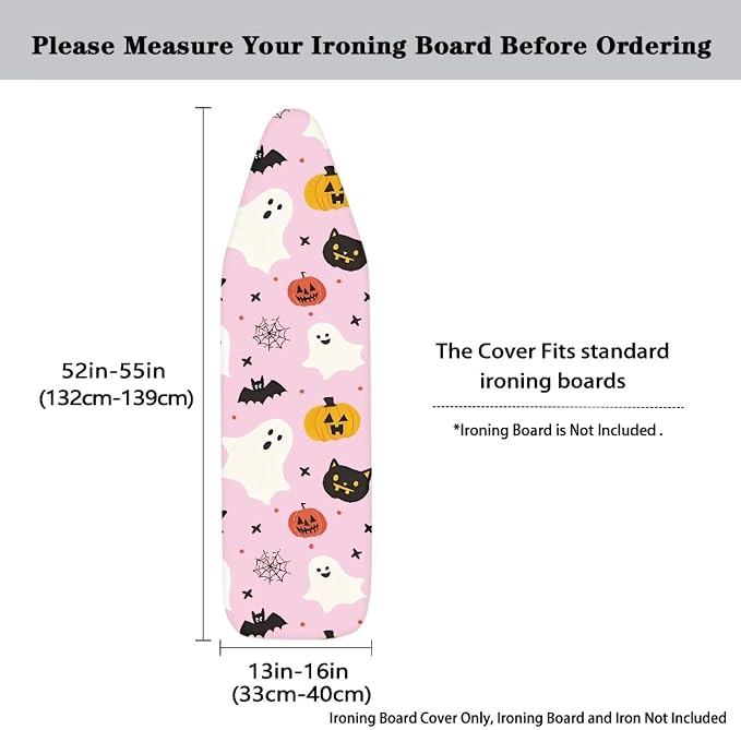 Ghost Ironing Board Cover Large Christmas Pattern Extra Wide Table Top Ironing - Image 5