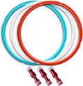 8QT Silicone Sealing Ring 3 Pack with 3 Float Valves, Fit for Duo 8 Quart, Lux 8 Quart, Duo Plus 8qt, Ultra 8qt, Viva 8qt,Savory Sky Blue & Sweet Cherry Red & Common Transparent White.