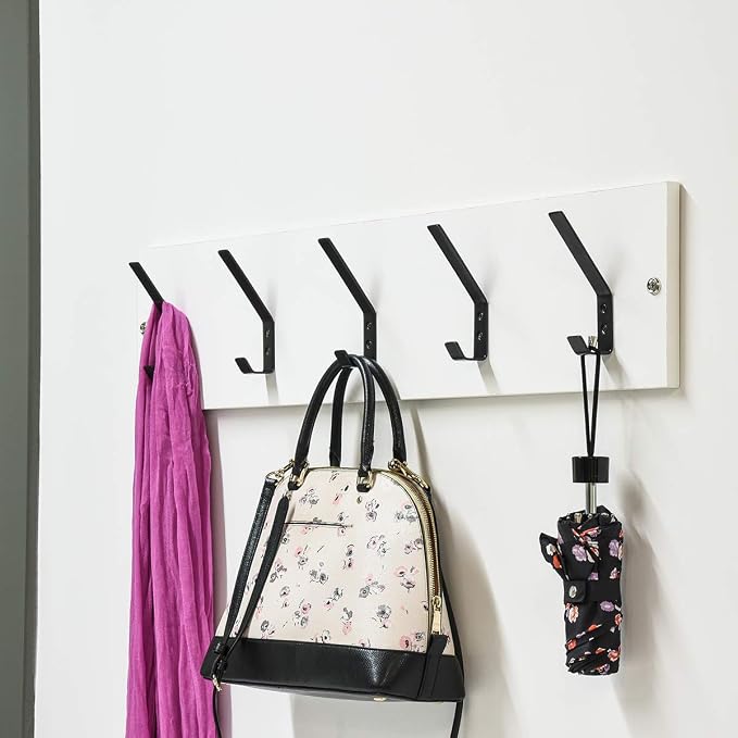 Amazon Basics Wall Mounted Modern Metal Drywall Coat Hooks - Image 6
