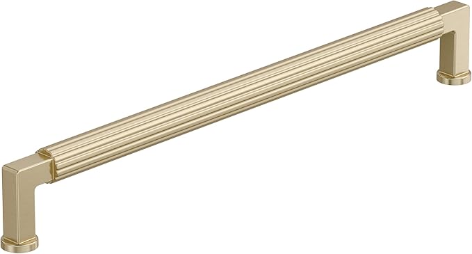 Amerock Ballard 10-1/16 inch (256mm) Center-to-Center Golden Champagne Cabinet Pull, BP37648BBZ